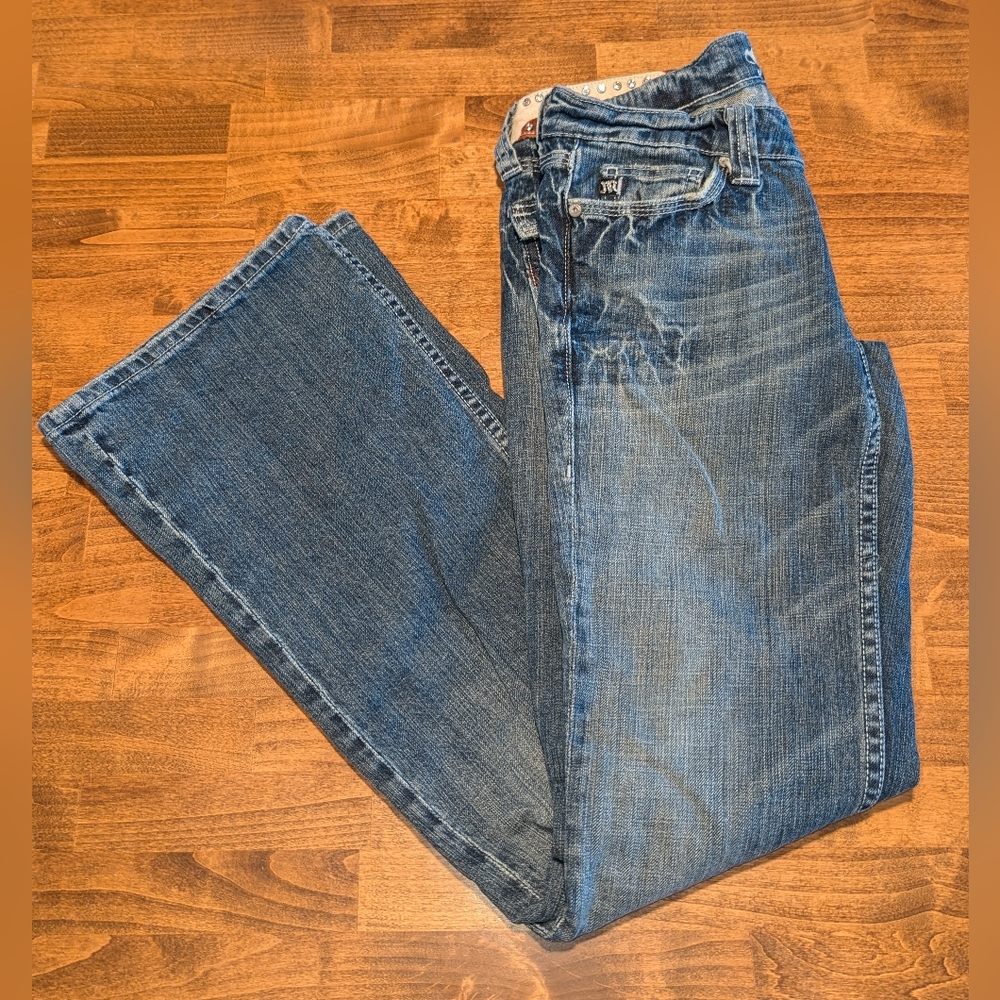 Miss Me Women's Boot Cut Jeans in Faded Blue - Picture 3 of 16